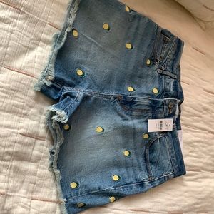 Loft cut off denim short